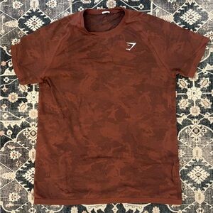 Gymshark Red Short Sleeve Tee